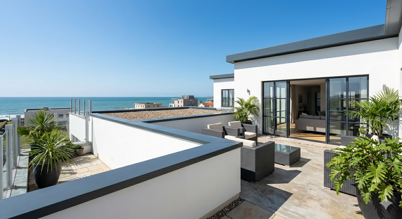 Qu'est-ce qu'un acrotère de toit terrasse : définition et présentation