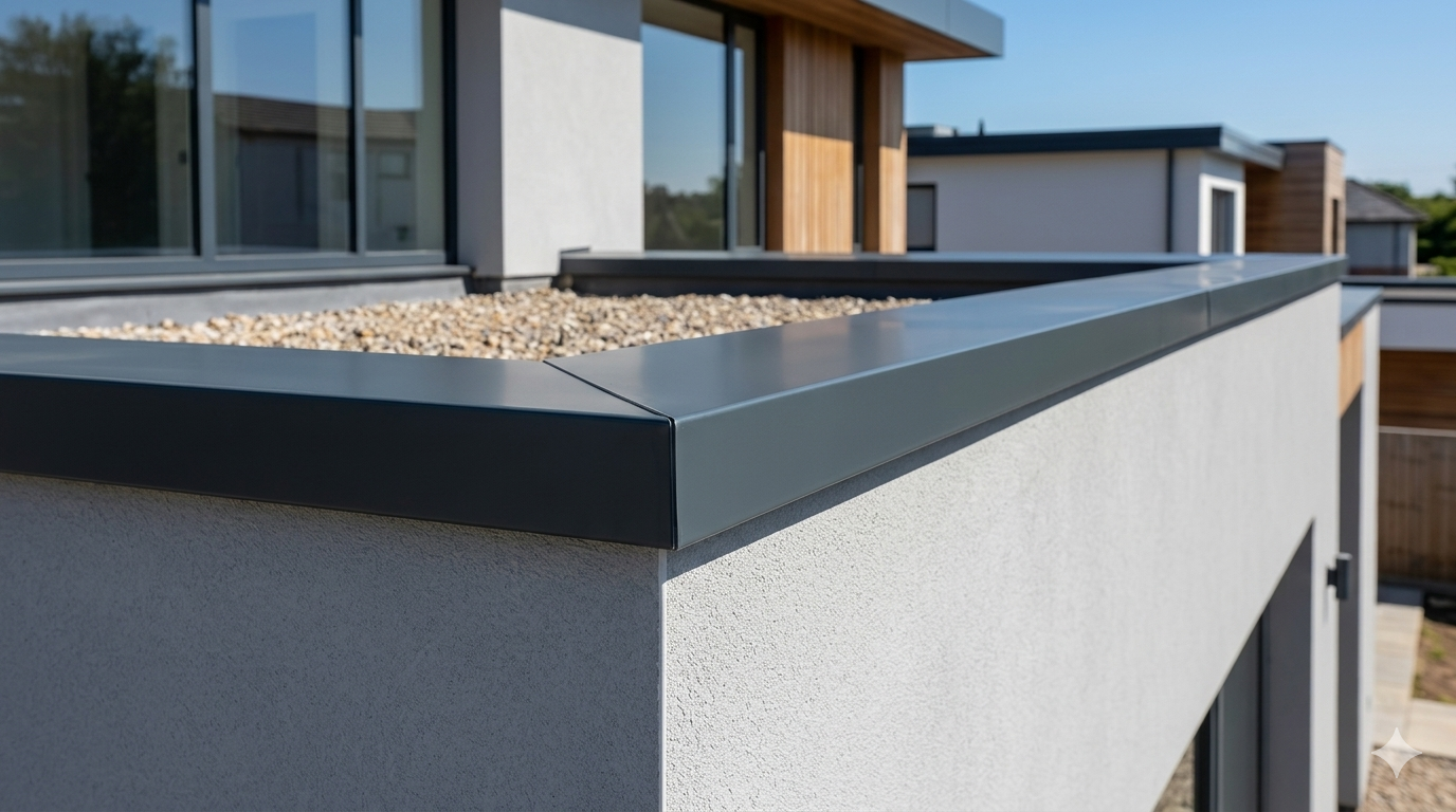 Quelle largeur choisir pour une couvertine aluminium sur acrotère de toit terrasse