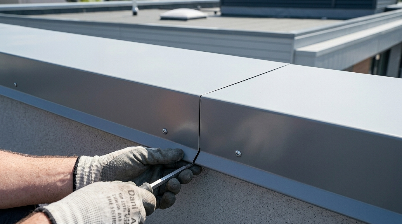 Accessoires Dani Alu : éclisses, clips et supports couvertine alu