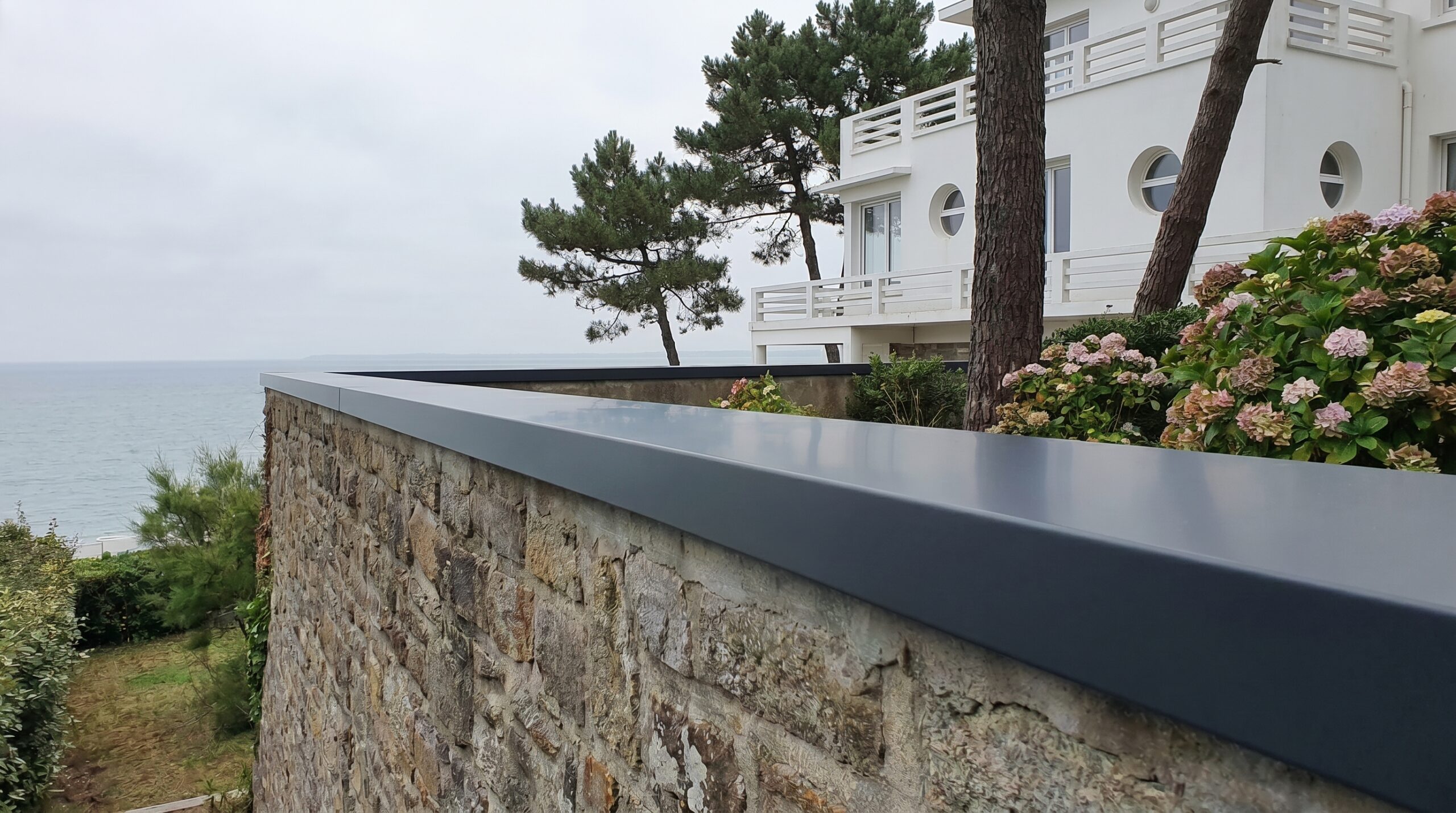 pose couvertine aluminium Pornichet villa balnéaire Loire-Atlantique 44380