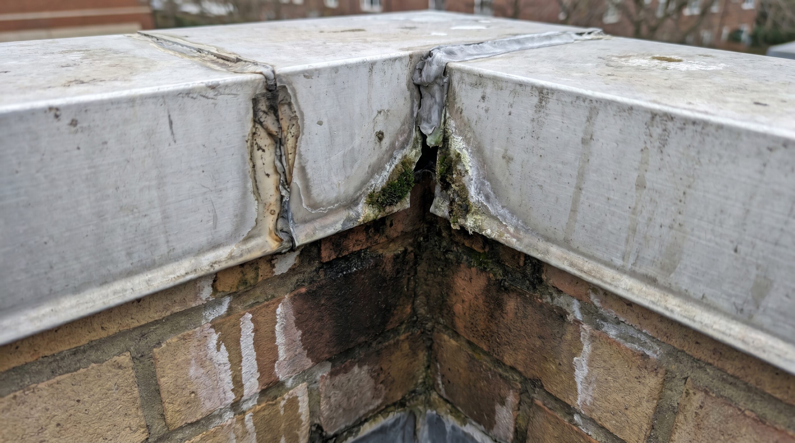éclisse couvertine aluminium problème infiltration eau