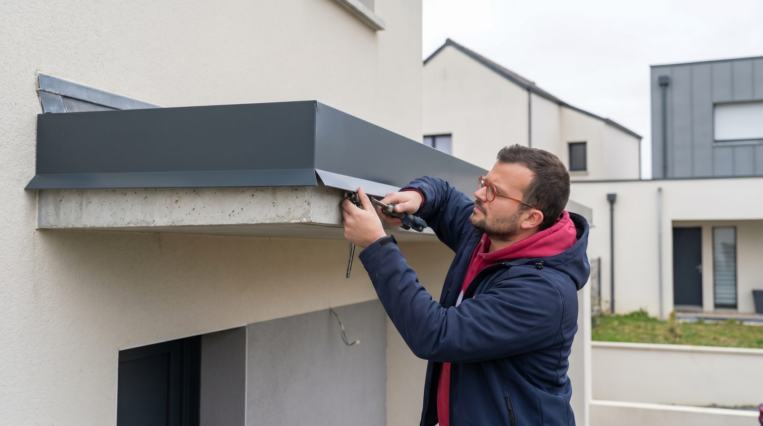 habillage casquette béton Nantes — TB Rénovation & Nettoyage Loire-Atlantique 44000