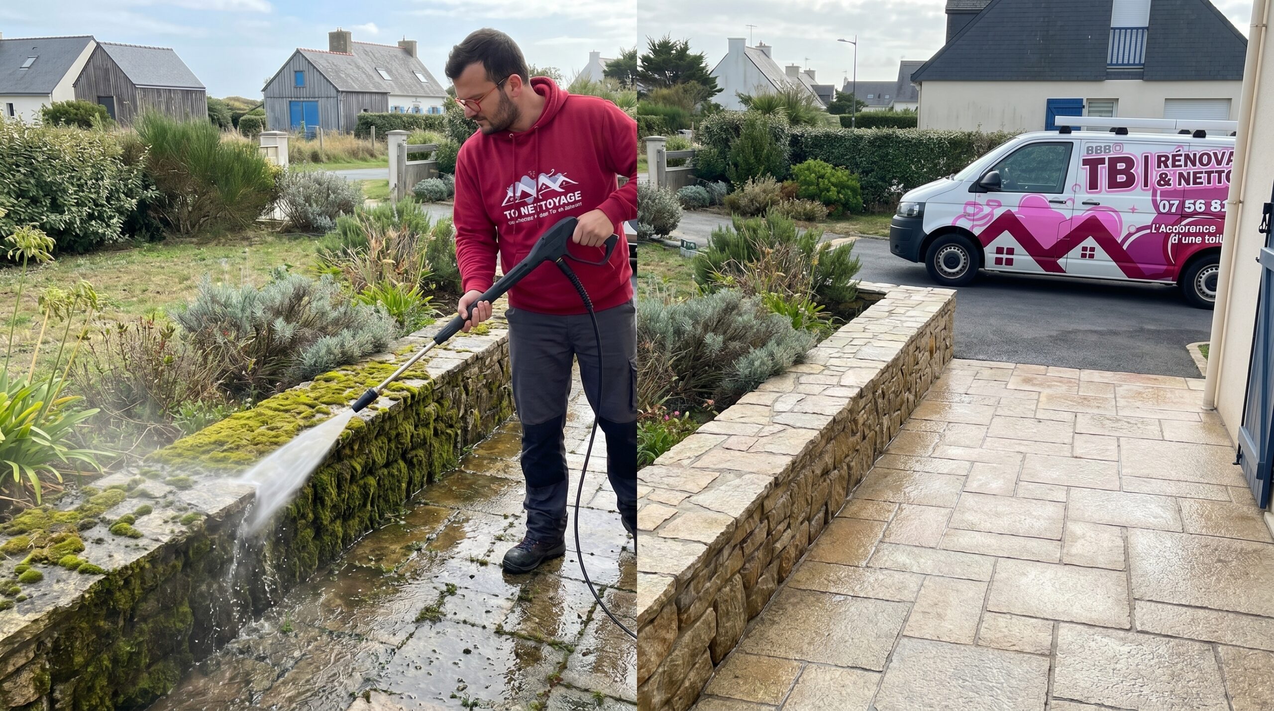 nettoyage dallage Pornic — TB Rénovation & Nettoyage Loire-Atlantique 44210