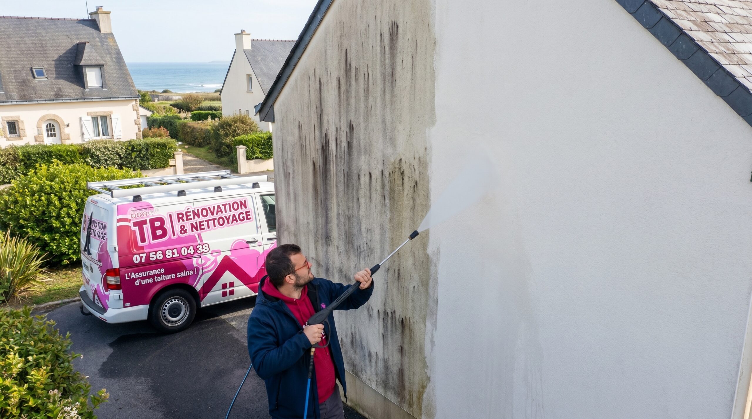 nettoyage façade Saint-Nazaire — TB Rénovation & Nettoyage Loire-Atlantique 44600