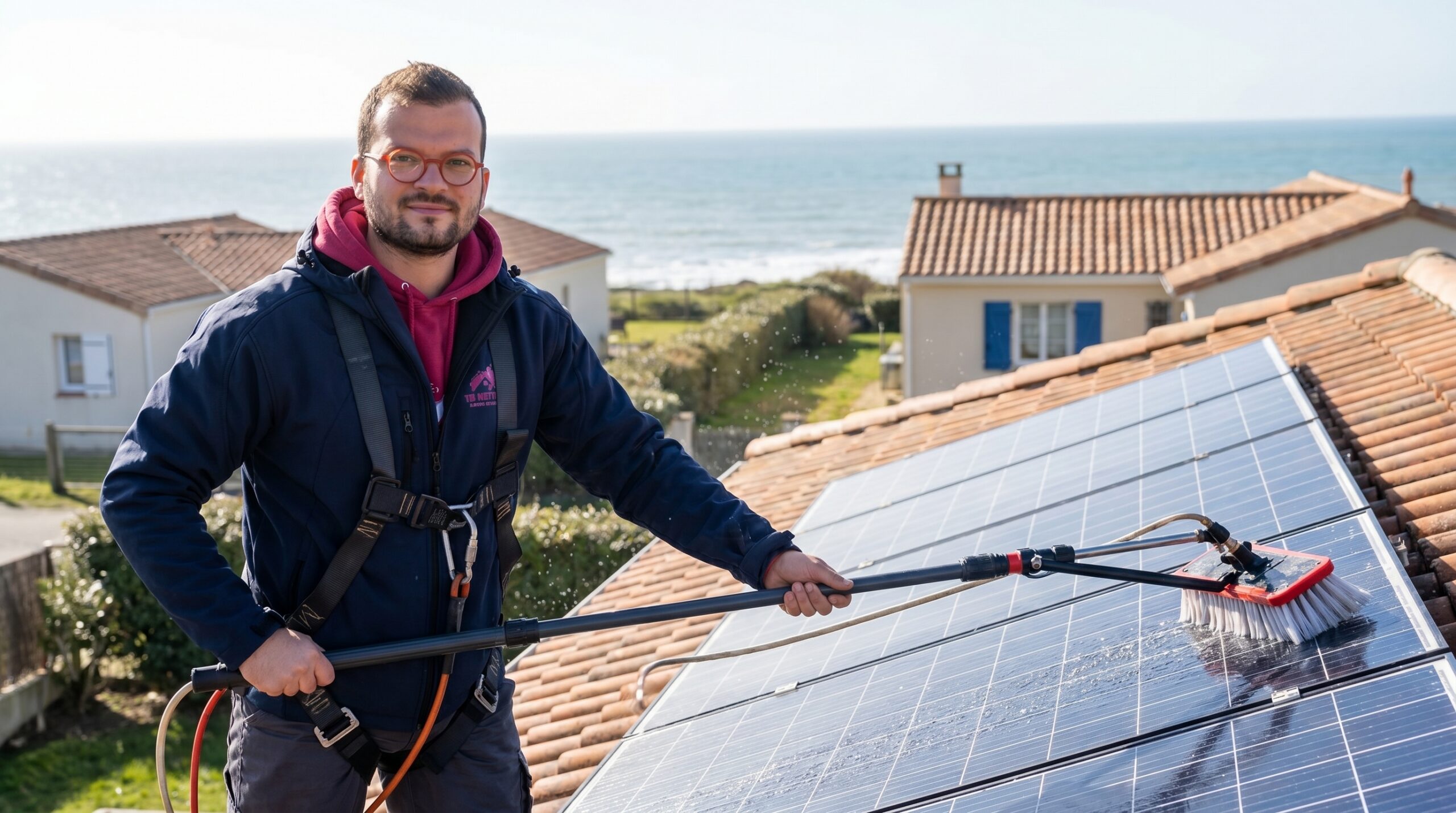 nettoyage panneaux solaires Saint-Brevin-les-Pins — TB Rénovation & Nettoyage Loire-Atlantique 44250