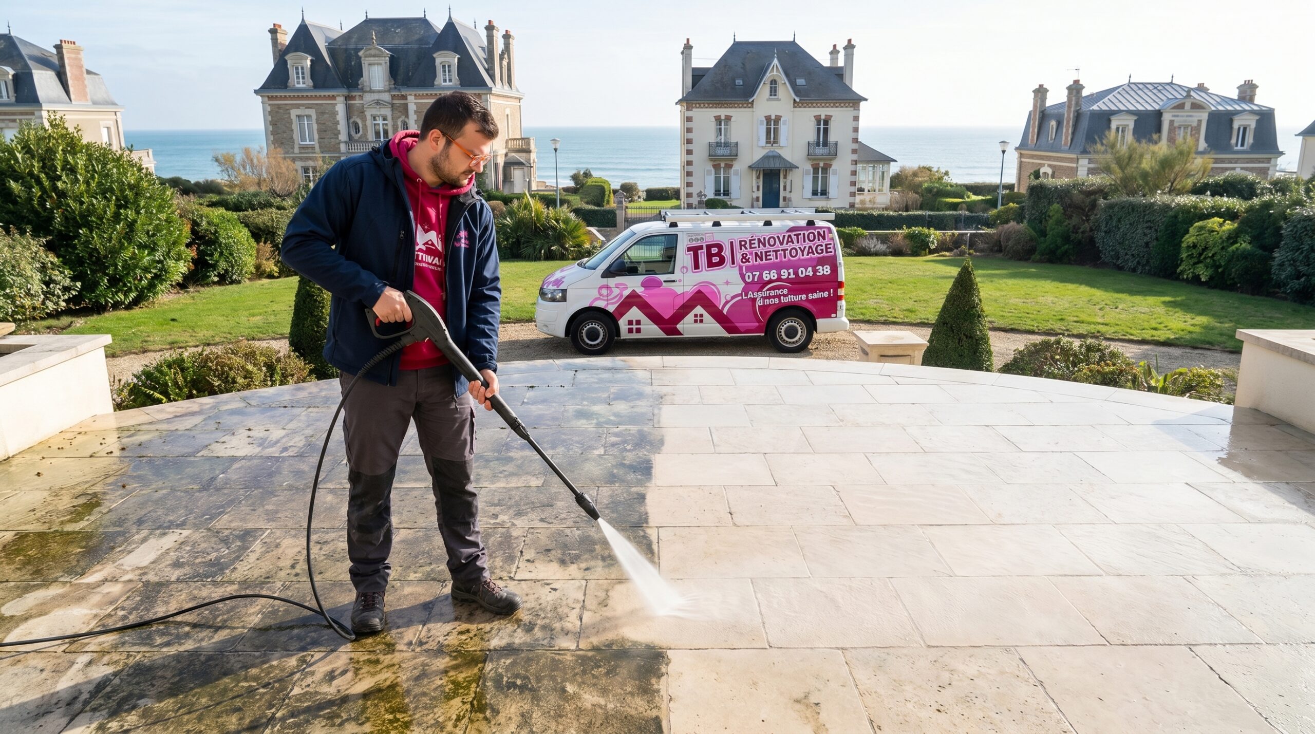 nettoyage terrasse La Baule-Escoublac — TB Rénovation & Nettoyage Loire-Atlantique 44500