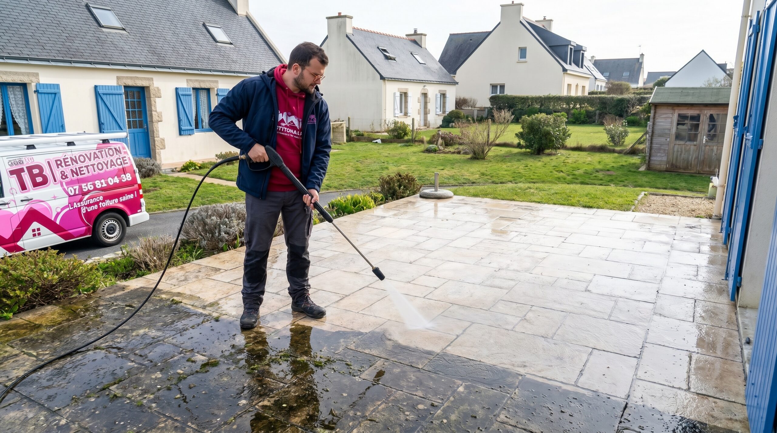 nettoyage terrasse Pornic — TB Rénovation & Nettoyage Loire-Atlantique 44210