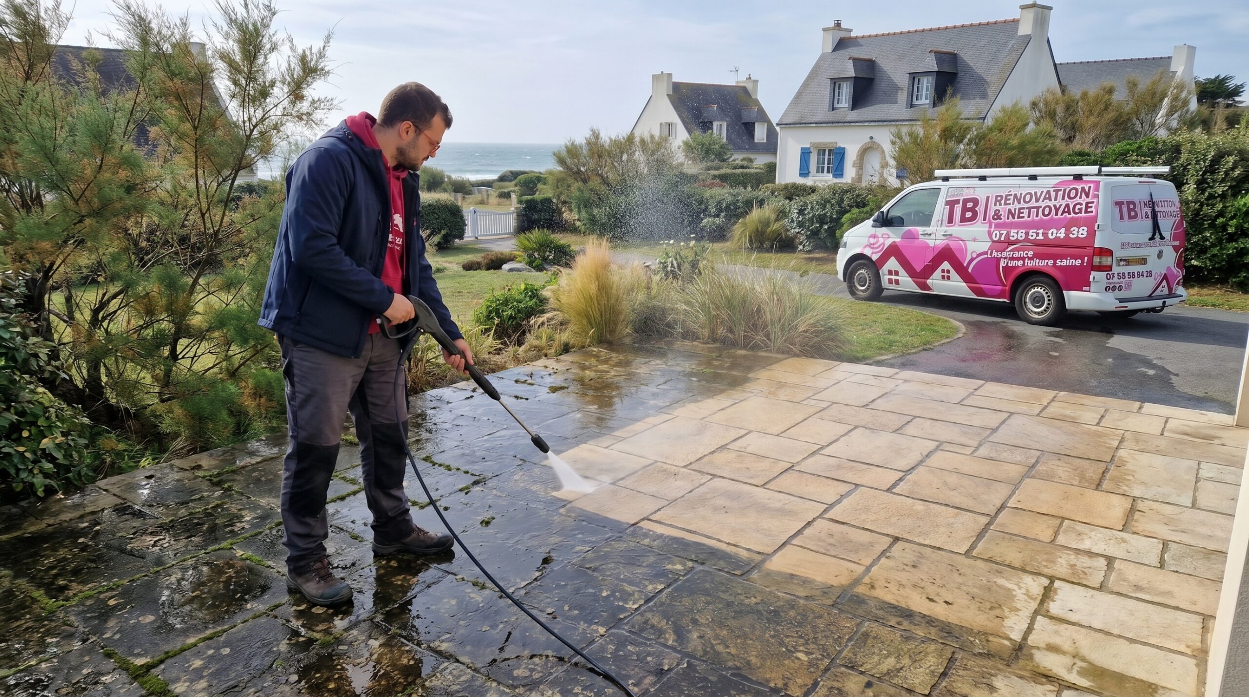 nettoyage terrasse Saint-Brevin-les-Pins — TB Rénovation & Nettoyage Loire-Atlantique 44250