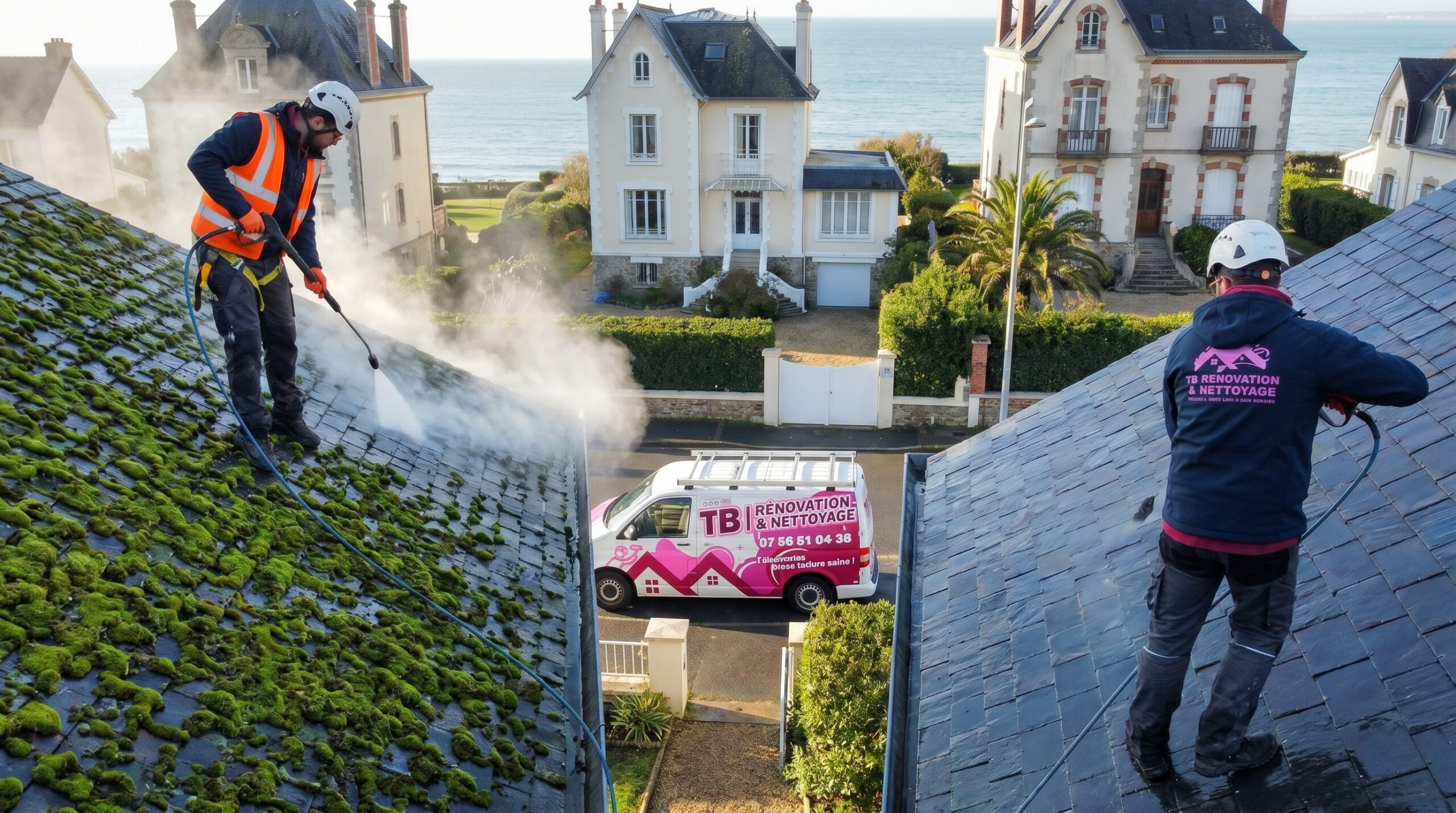 nettoyage toiture La Baule-Escoublac — TB Rénovation & Nettoyage Loire-Atlantique 44500