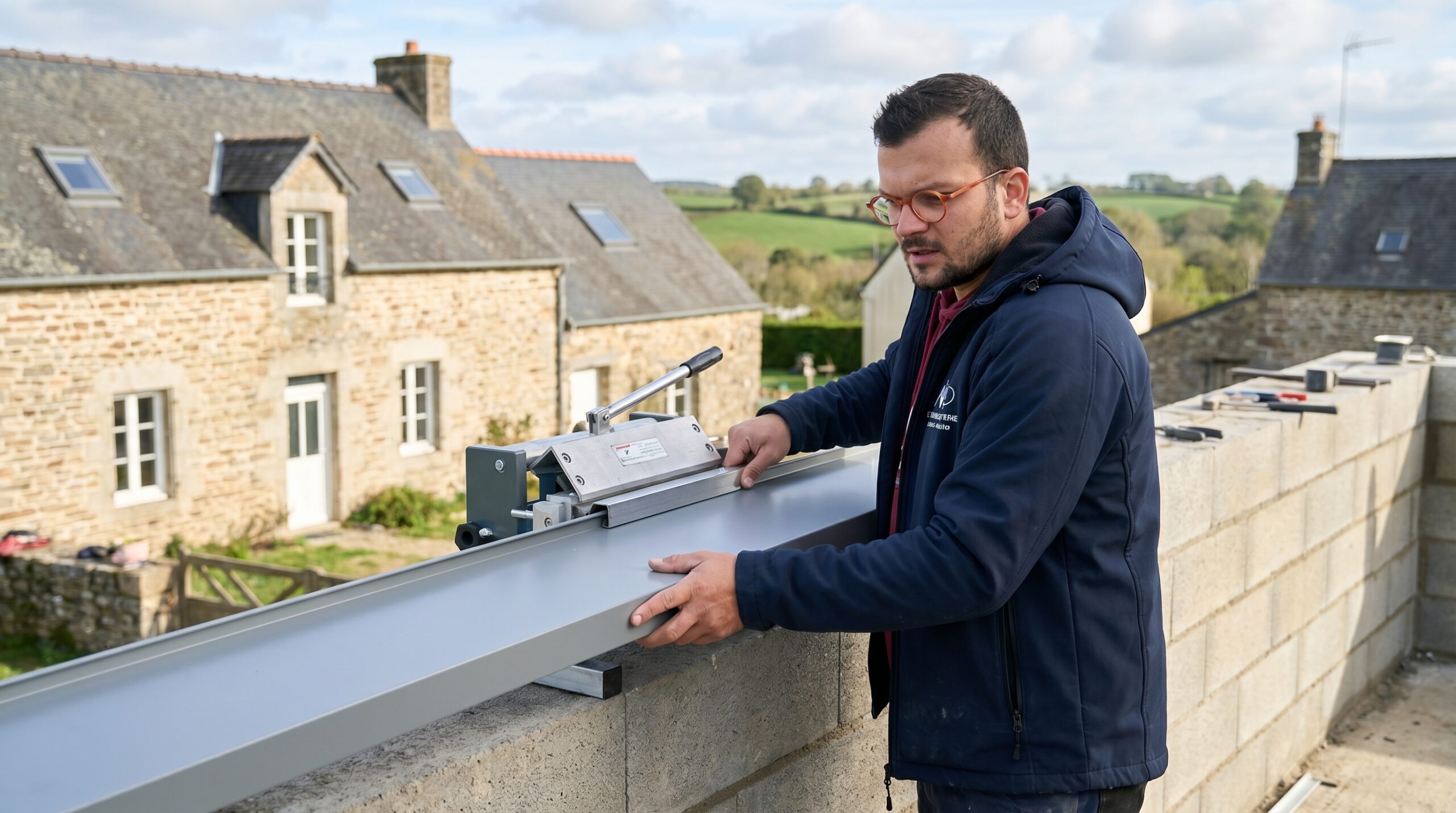 étapes pose couvertine aluminium méthode pro TB Rénovation