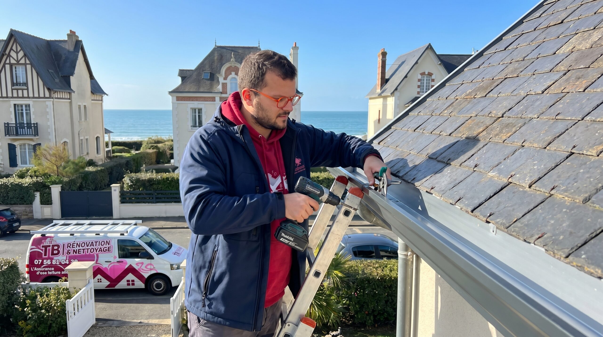 gouttière aluminium La Baule-Escoublac — TB Rénovation & Nettoyage Loire-Atlantique 44500