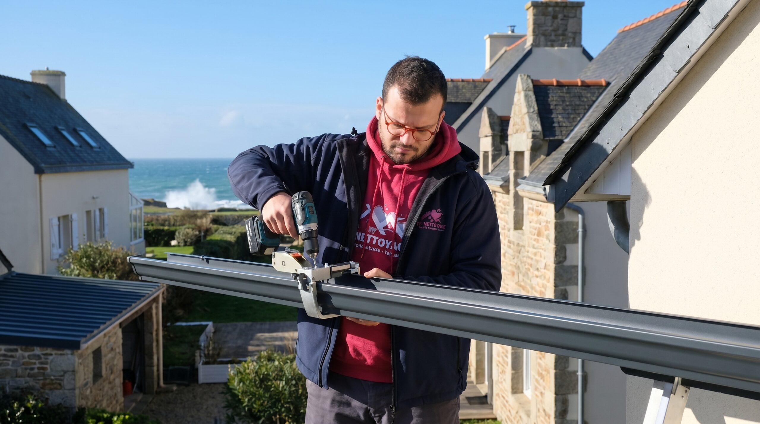 gouttière aluminium Saint-Brevin-les-Pins — TB Rénovation & Nettoyage Loire-Atlantique 44250
