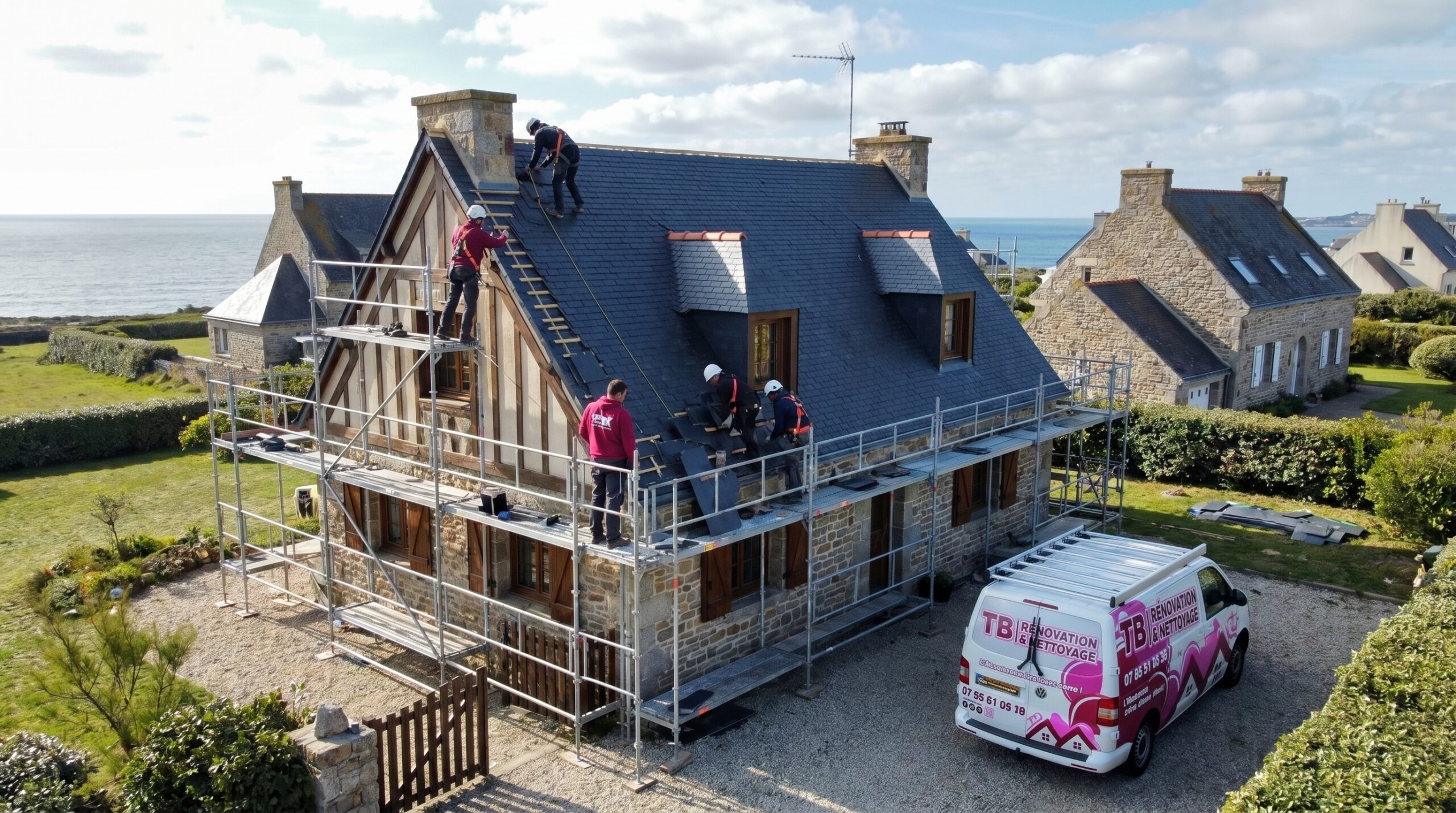 couvreur Pornic — TB Rénovation & Nettoyage Loire-Atlantique 44210